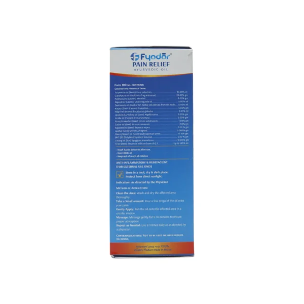 FYODOR PAIN RELIEF OIL - 100 ML - Image 3