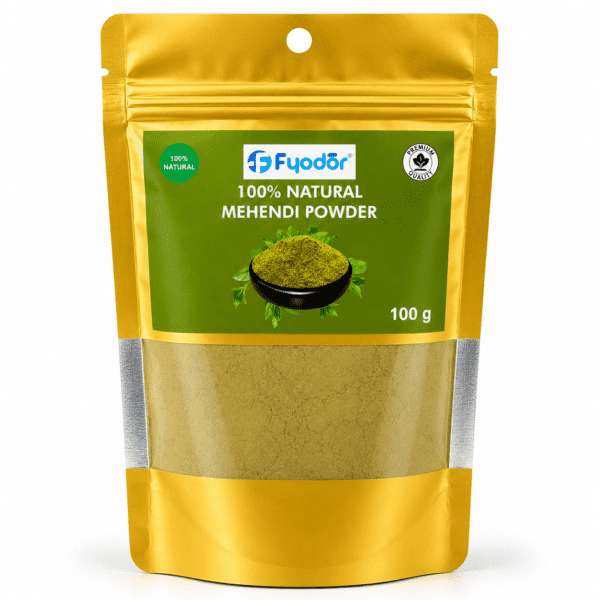 heena powder FYODOR NATURAL HEENA POWDER - 100 GM - Image 1